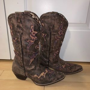Laredo Cheetah Cowgirl Boots